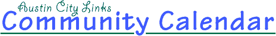Austin City Links Community Calendar